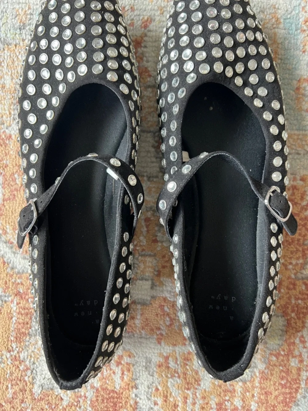 Black Studded Mary Janes - Picture 7 of 7
